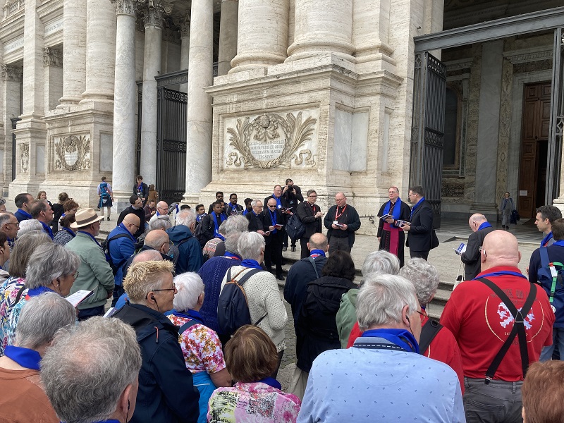 Nationale Bedevaart naar Rome begonnen